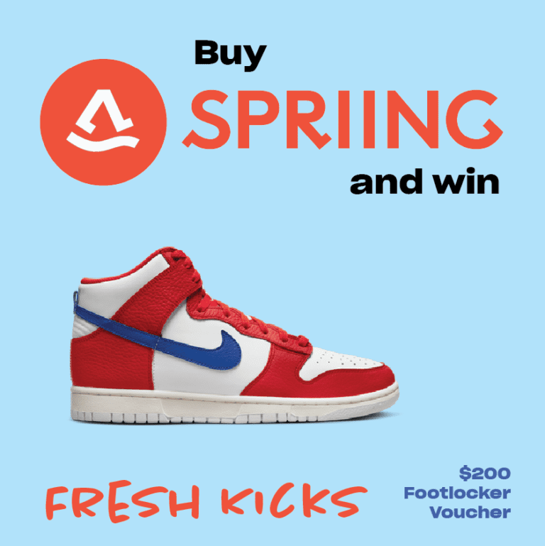Buy Spriing and win Fresh Kicks